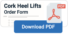 Cork Heel Lifts Order Form